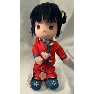 Vintage Precious Moments MITSU chinese Doll the worlds children 13" 1985